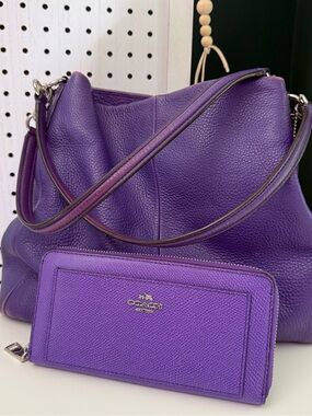 Coach Madison Phoebe Shoulder bag matching wallet